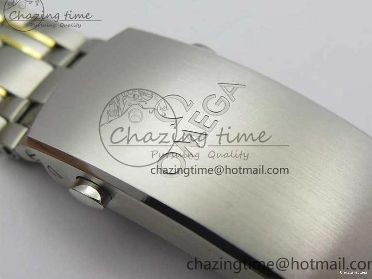 1103 MultiPurpose 2018 Seamaster Diver 300M SS YG VSF 1:1 Best Edition YG Bezel Black Dial on SS YG Bracelet A 7937